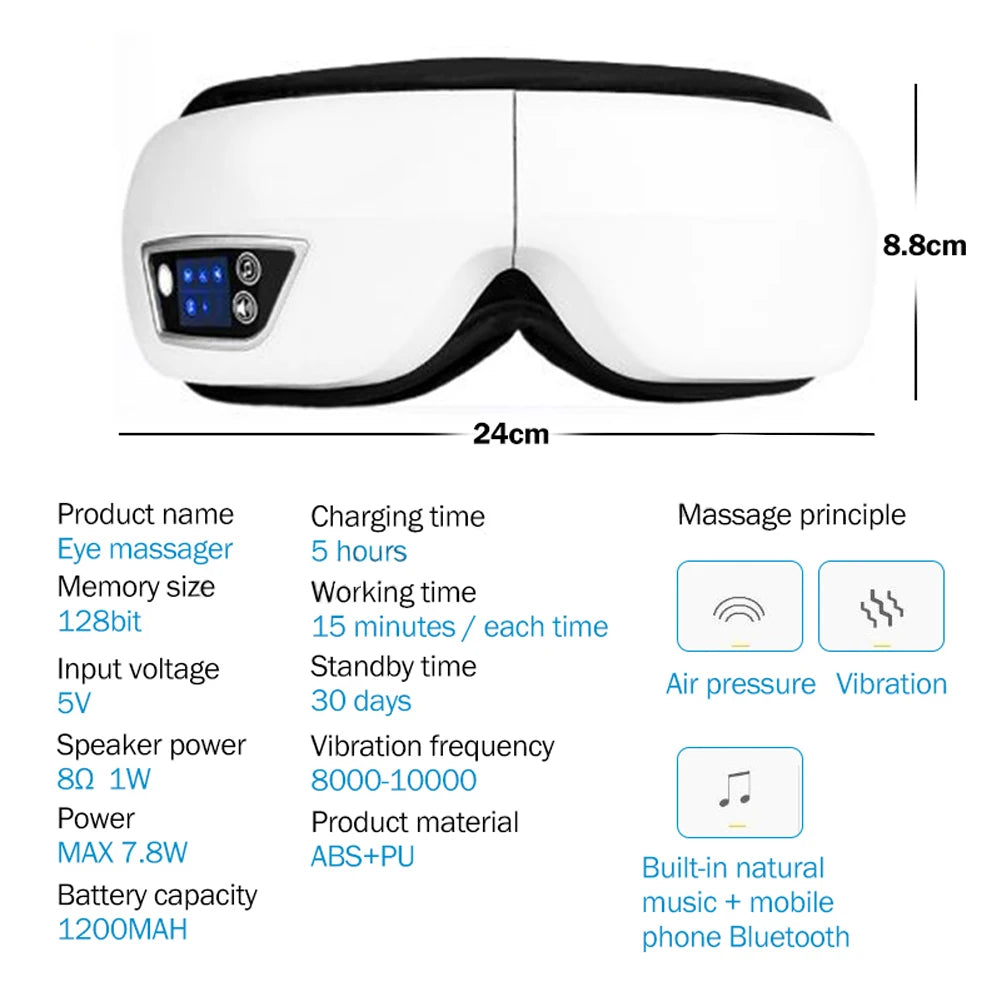 Bluetooth Eye Relaxation Mask