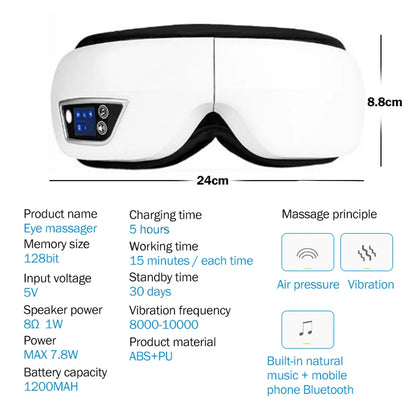 Bluetooth Eye Relaxation Mask