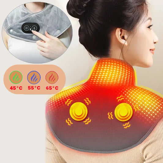 Electric Neck Shoulder Massager Pad
