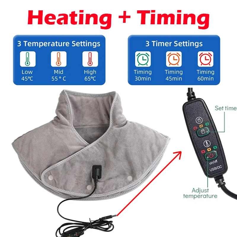 Electric Neck Shoulder Massager Pad